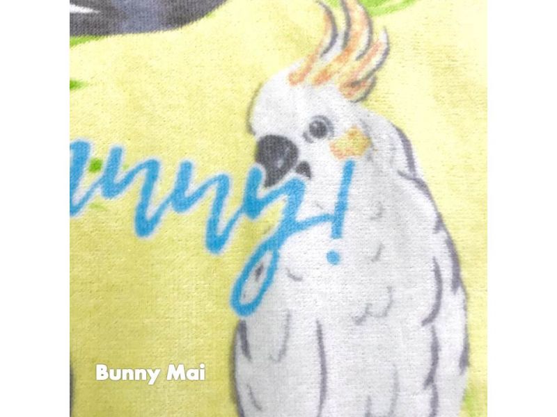 鸚鵡 浴巾 