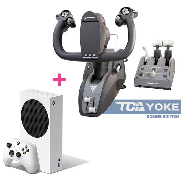 飛行模擬 TCA Yoke Pack Boeing Edition + XSX主機  / 飛行搖桿 空中巴士 / 台灣公司貨 / XBOX PC 專用 Xbox Series X,XBOX,遊戲機,電視遊樂器,TCA,Yoke,波音,飛行模擬,模擬飛行,飛行搖桿