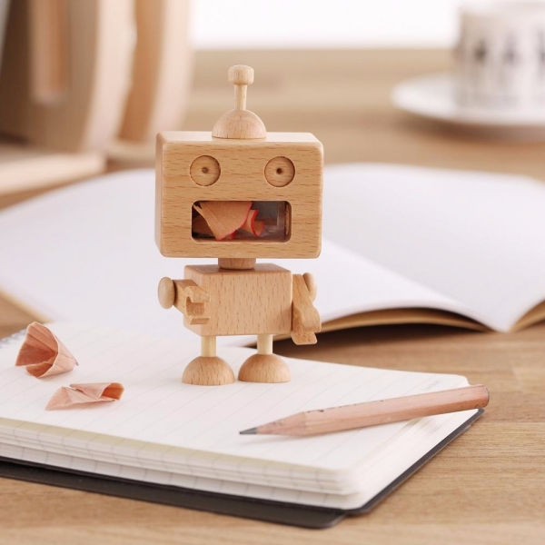 CARPENTER |【機器人削筆器-Robot-固碳量125克】 機器人,削鉛筆機,文具,開學,鉛筆,兒童