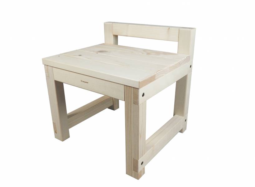 Handle chair wood, woodwork, stool, DIY wood