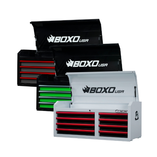 美版 45" 工具車 BOXO,Quick-Lock 防抽屜自動滑出功能,UAT450111,UAC45081,赫杰國際