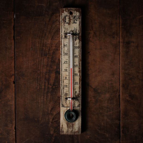 古物｜早期木製溫度計 