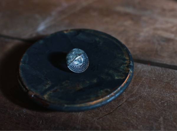 真真鑲嵌玻璃研究所 | 古董鈕釦耳環-單只販售 