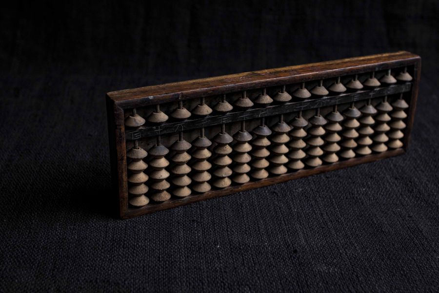 早期木製算盤 