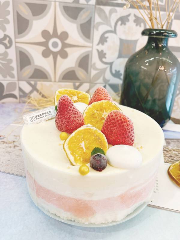 日系列_莓好戀人（香草鮮奶＋大湖草莓） 冰淇淋蛋糕, 義式冰淇淋, 冰淇淋, haagendazs, 手工蛋糕, 客製化蛋糕