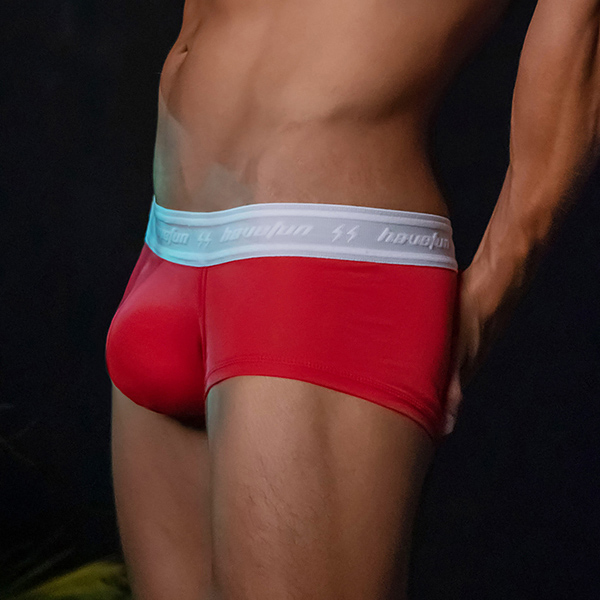 《HaveFun》Cotton USA Trunks-Red HaveFun Underwear