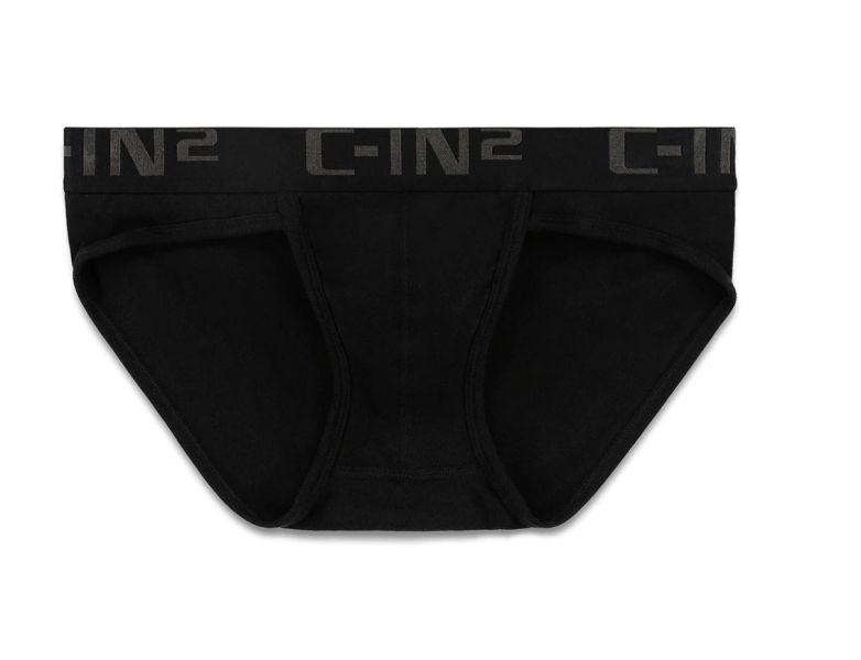 【C-IN2】Core低腰運動三角內褲-黑 Cin2-Core低腰運動三角內褲-黑