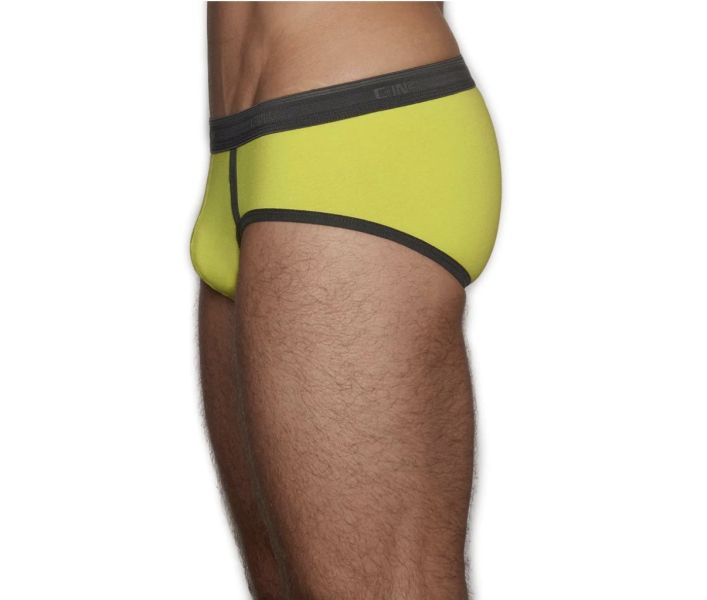 【C-IN2】Slate Fly Front Brief Ray Yellow Slate Fly Front Brief Ray Yellow