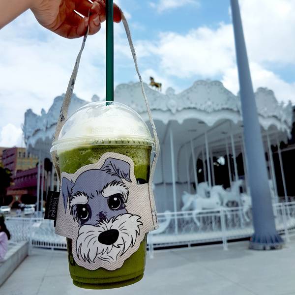 『官網限定特價』寵物圖樣造型隨行飲料杯套提袋 飲料袋(多圖樣) 飲料杯袋