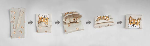 『即將絕版』寵物圖樣造型隨行摺疊收納水壺提袋 / 飲料提袋 / 雨傘提袋(多圖樣) 