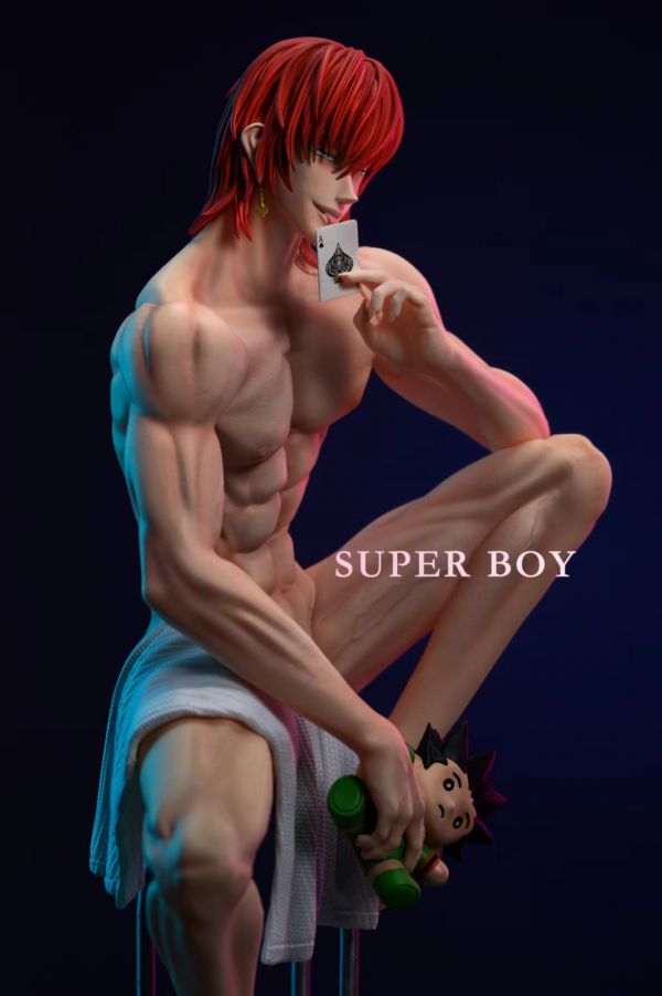 【GK補款】Super boy 出浴美男子西索｜獵人 Super boy,西索,完成品,手辦,玩具,模型,海賊王,鬼滅之刃,GK公仔,七龍珠
