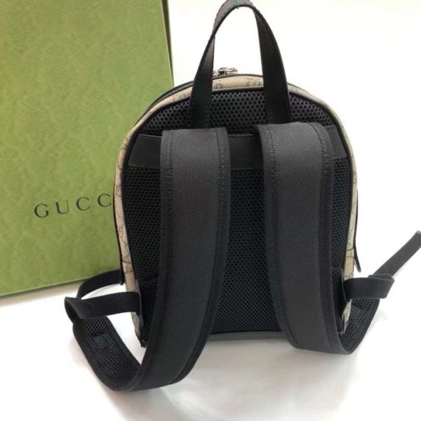 Gucci 429020 中性款 GG 經典印花小款後背包 