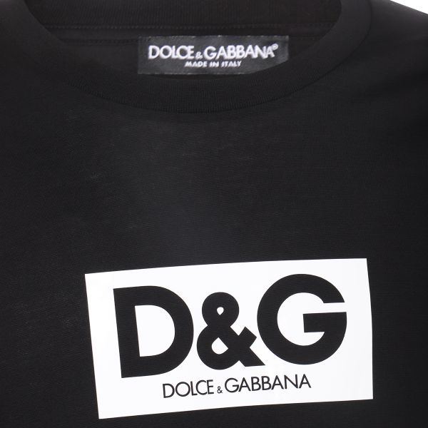 Dolce&Gabbana 男款DG 徽標棉質平紋針織棉T/上衣  IT 46S/48M/50L/52XL YSL COLLEGE學院包