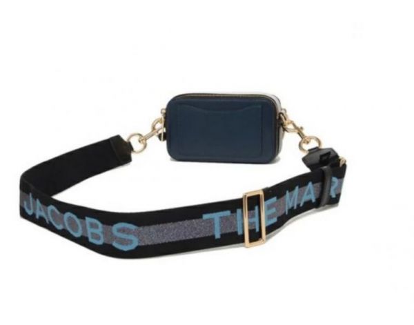 Marc Jacobs Snapshot 多色相機包  藍色主色 Logo 肩帶 