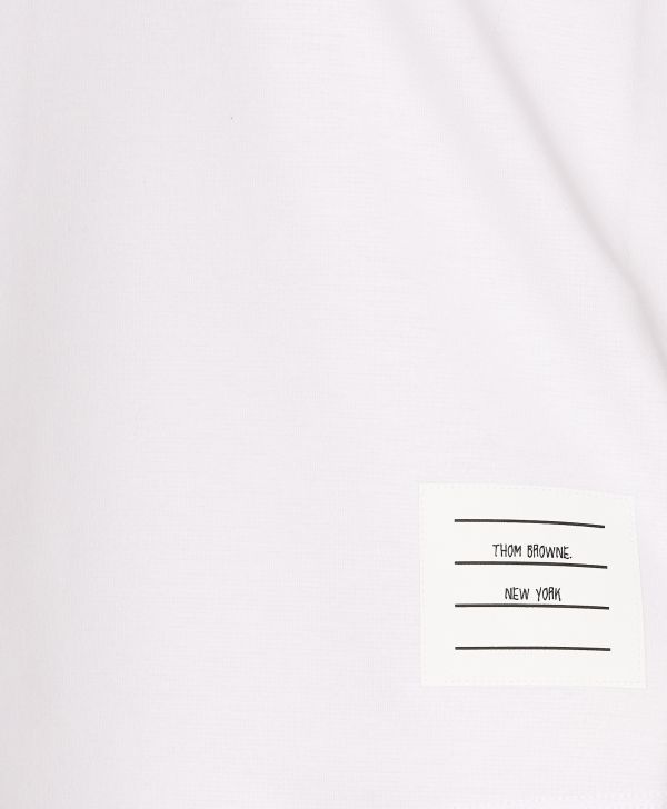 Thom Browne 女款棉質米蘭條紋短袖 T-shirt上衣    IT36/38/40 