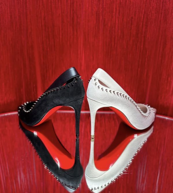 Christian Louboutin Duvette Spikes鉚釘裝飾高跟紅底鞋  EU 36.5/37/37.5/38.5/39  8.5公分高 LOEWE,Hammock