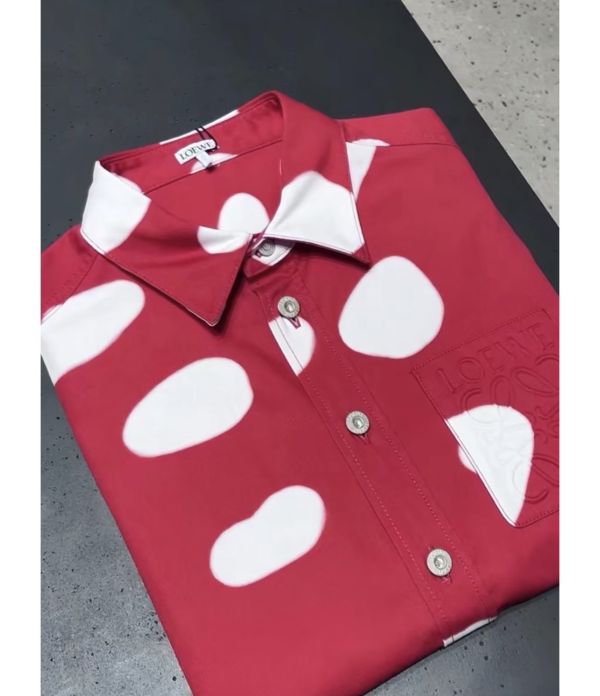 Loewe 男款蘑菇牛仔外套式襯衫   顏色: 紅/白   IT46 S/48 M/ 52XL  女生可穿 LOEWE,Hammock