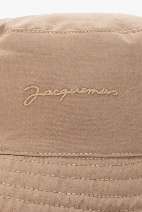 Jacquemus 女款 灰米色與紅色 Lagrima雙面帽子   頭圍56公分/ 頭圍58公分 