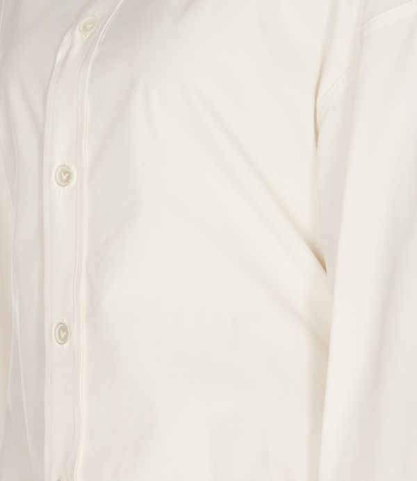 Bottega Veneta 女款修腰棉質襯衫  粉筆白  EU38S/42 M LOEWE,Hammock