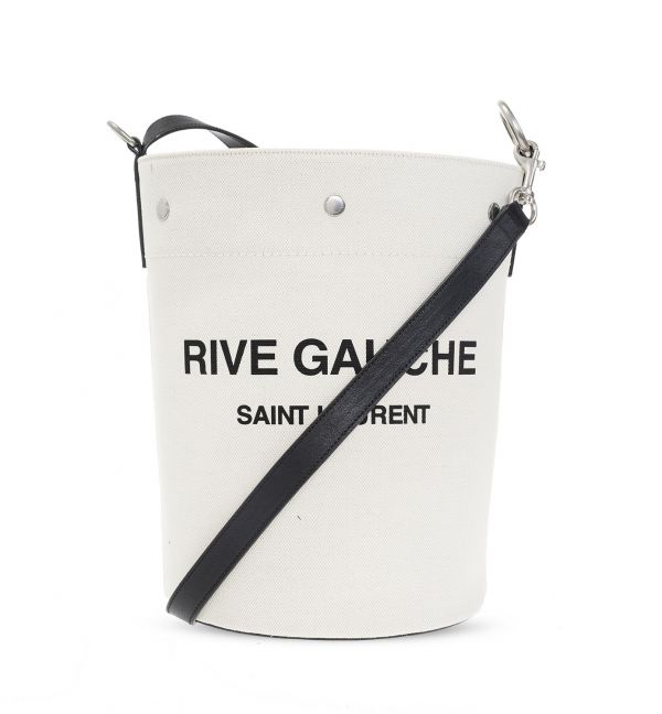 Saint Laurent  669299 YSL Rive Gauche 亞麻小款水桶包 