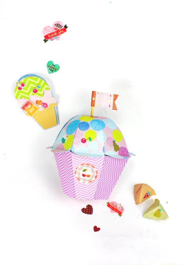 Sweet, Colorful and FUN!Surprise in! Ice cream cone 