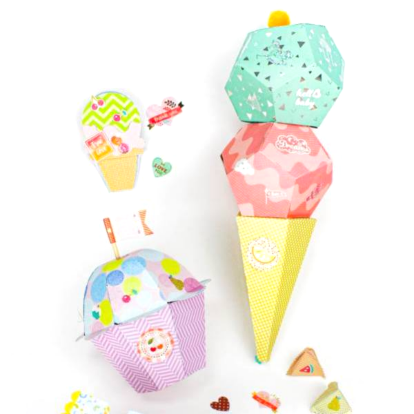 ♪甜蜜繽紛樂♬甜筒冰淇淋驚喜盒 