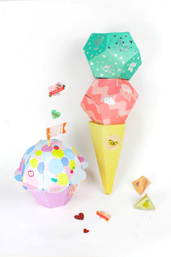 Sweet, Colorful and FUN!Surprise in! Ice cream cone 