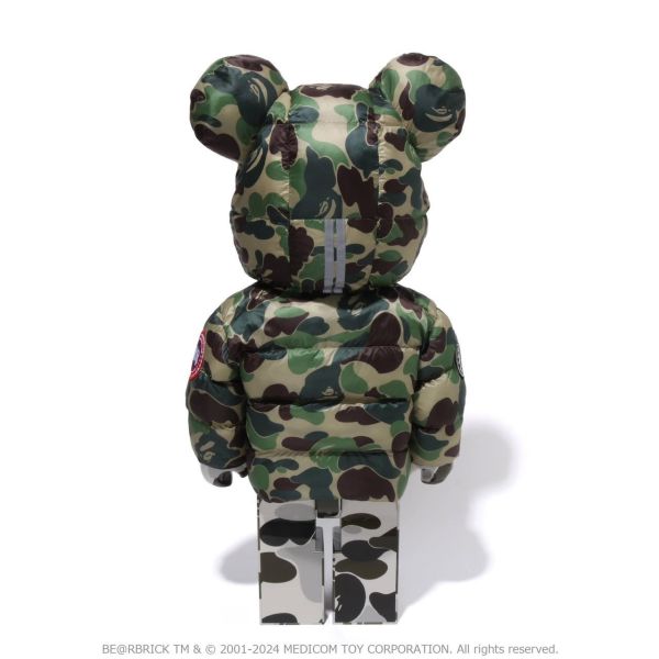 預購】庫柏力克熊BE@RBRICK bape鯊魚BAPE(R) × CANADA GOOSE SHARK 100