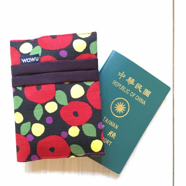 護照套 (日布深香紫)  接單生產* 護照套,passportcase,パスポートケース