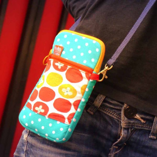 拉鍊手機包 Plus 款 (午後番茄) 手機袋,phonebag,携帯カバー,手機包