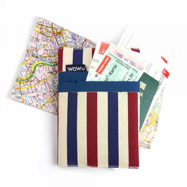 護照套 (條紋)  接單生產* 護照套,passportcase,パスポートケース