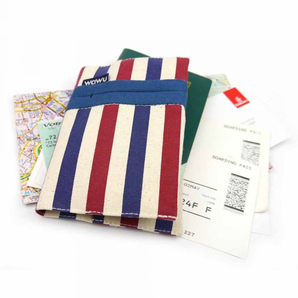 護照套 (條紋)  接單生產* 護照套,passportcase,パスポートケース