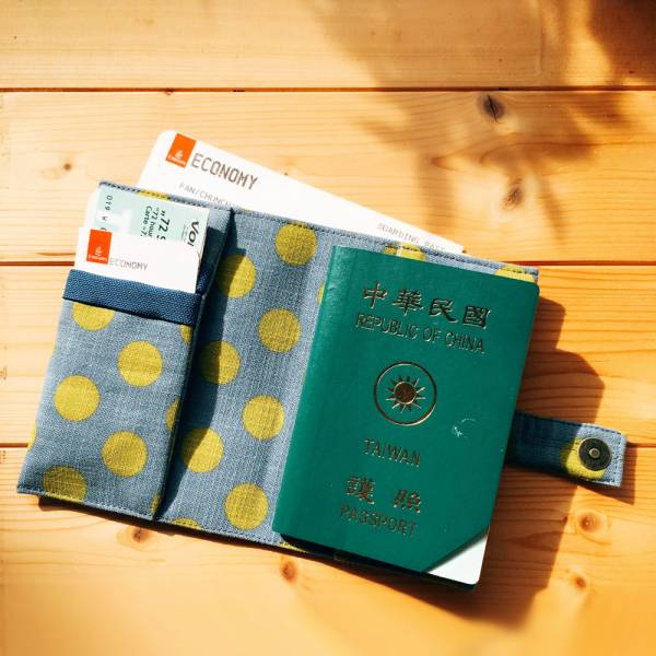 護照套+扣帶 (紳士圓餅)  接單生產* 護照套,passportcase,パスポートケース