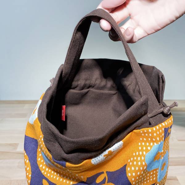 巾着袋, 束口手提袋 (北歐橘) *接單生產 便當袋,lunchbag,束口袋,巾着袋,drawstring