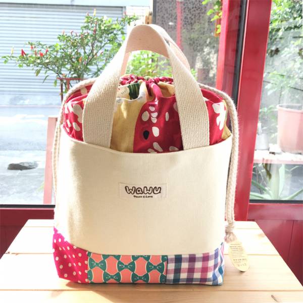 束口手提袋 (百寶) 早午餐, 便當袋 接單生產* 便當袋,午餐袋,快餐袋,手提包,早餐袋,束口袋