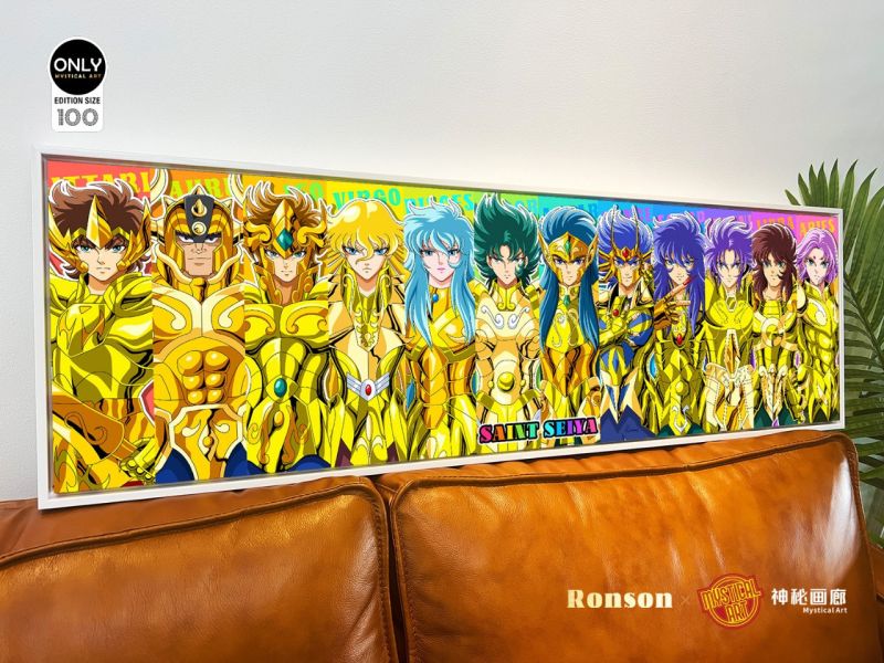 原畫師Ronson × 神祕畫廊 聯合奉獻-RAINBOW系列o13 -《黃金十二宮聖鬥士》 