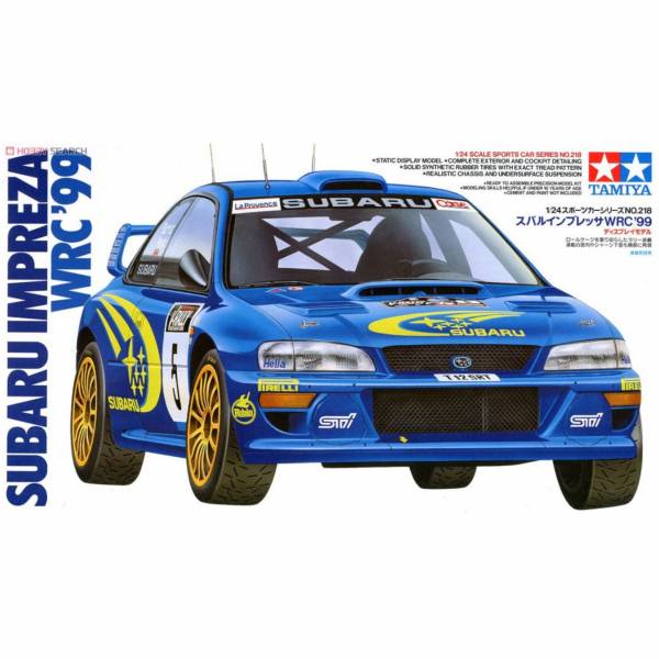 田宮 TAMIYA 1/24 汽車模型 24218 SUBARU 速霸陸 IMPREZA WRC'99 