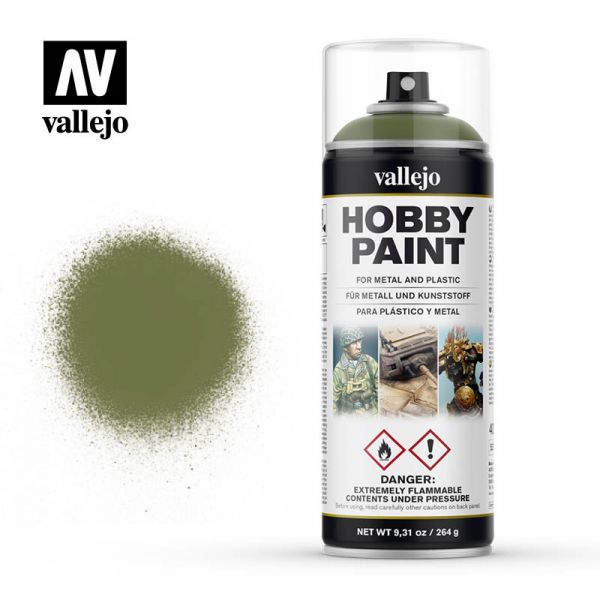 西班牙 Vallejo AV水性漆 HOBBY PAINT 28027 噴罐-哥布林綠色-400ml 