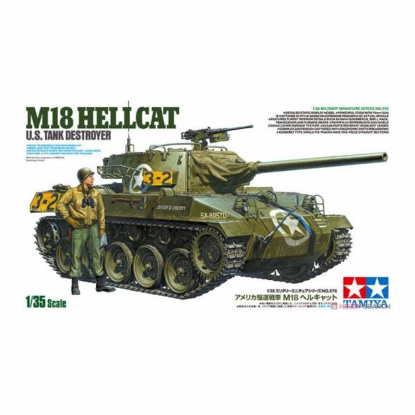 田宮 TAMIYA 35376 1/35 美國驅逐型戰車 M18 地獄貓 組裝模型 
