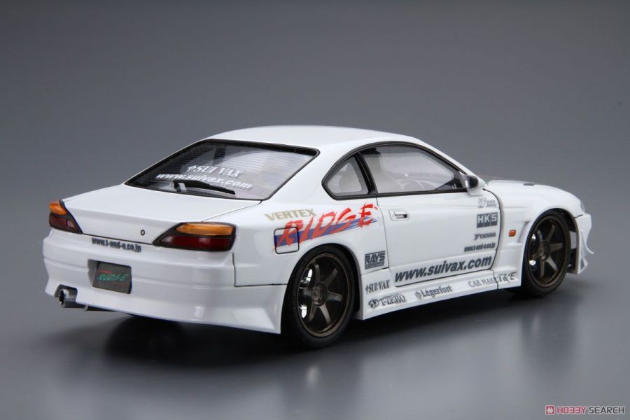 青島社 AOSHIMA  1/24 汽車模型 VERTEX S15 Nissan Silvia 1999 組裝模型 