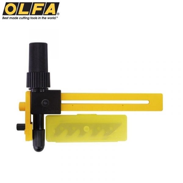 OLFA CMP-1 DX 豪華型圓規刀 切圓器 1.6-22cm圓通用 附10刀片 