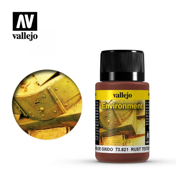 Acrylicos Vallejo -73821 - 風化效果漆 Weathering Effects - 生鏽紋理 Rust Texture 