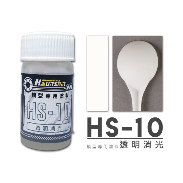 萬榮國際 WJ HS-10 硝基漆模型專用塗料 透明消光 20ml <台灣製造> 