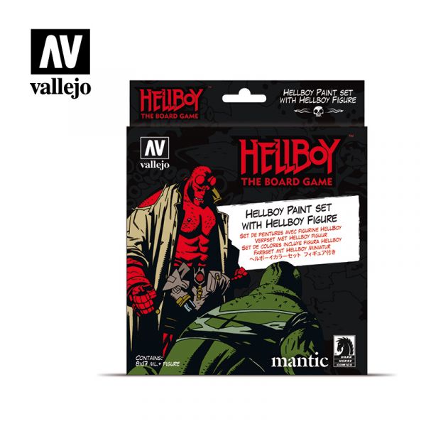Acrylicos Vallejo -70187 - MODEL COLOR SET - 地獄怪客塗色套組 HELLBOY PAINT SET 