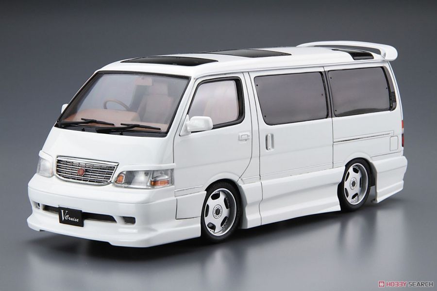 青島社 AOSHIMA 1/24 汽車模型 Azmax KZH100 Hiace `99 (Toyota) 