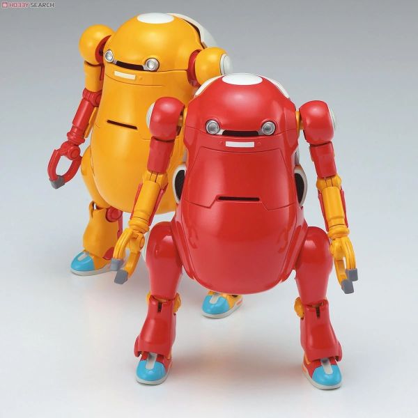 長谷川 HASEGAWA 1/35 機動機器人WeGo No.01 紅色 & 黃色 組裝模型 
