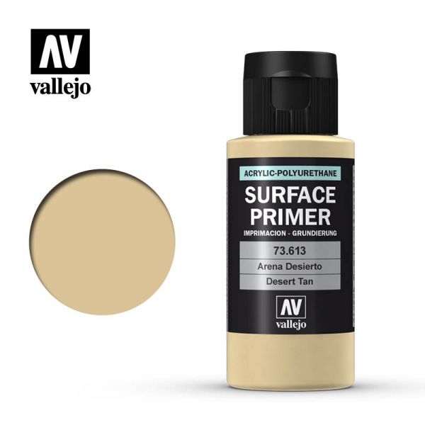 Acrylicos Vallejo - 73613 - 表面底漆 Surface Primer - 沙漠棕褐色 60ml 
