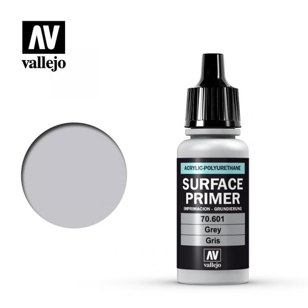 Vallejo AV水性漆 SURFACE PRIMER 70601 灰色 17ml 