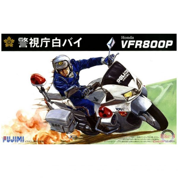 富士美 FUJIMI 1/12 機車模型 BikeNX4 本田 VFR800P 白色警用機車 組裝模型 