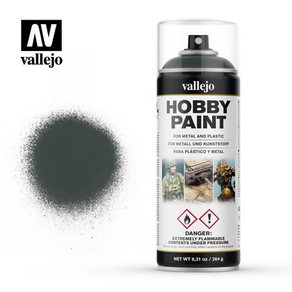 西班牙 Vallejo AV水性漆 HOBBY PAINT 28026 噴罐-深綠色-400ml 